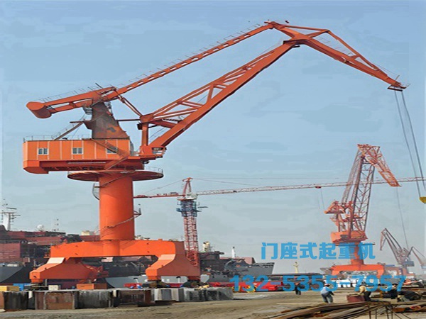 四川自貢50噸門座式起重機(jī)變幅范圍大